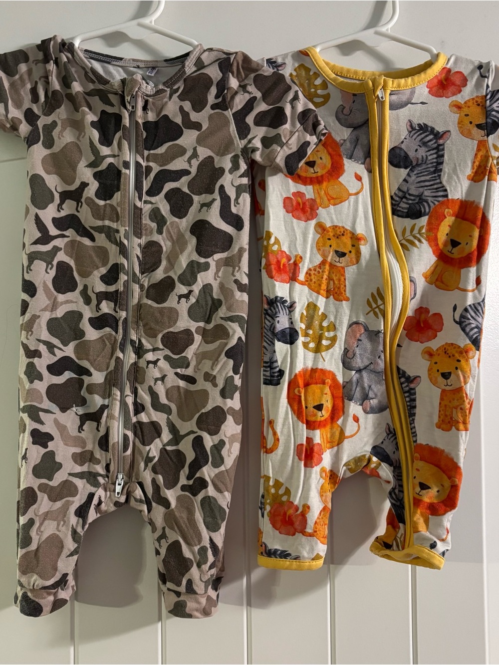 Bamboo Shorty Rompers 6-12M - Picture 1 of 2